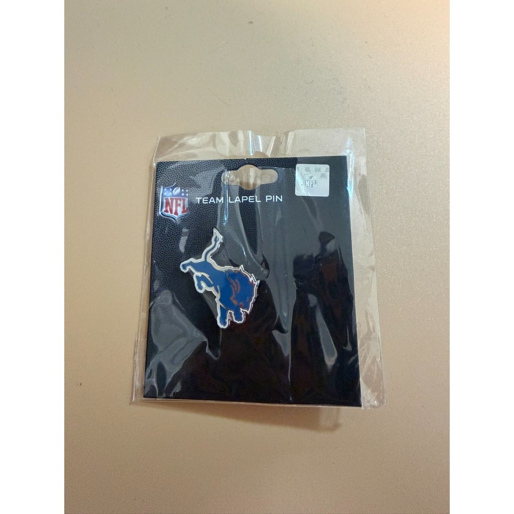 Detroit Lions NFL Throwback Logo Team Lapel Pin New Sealed 2017 PSG